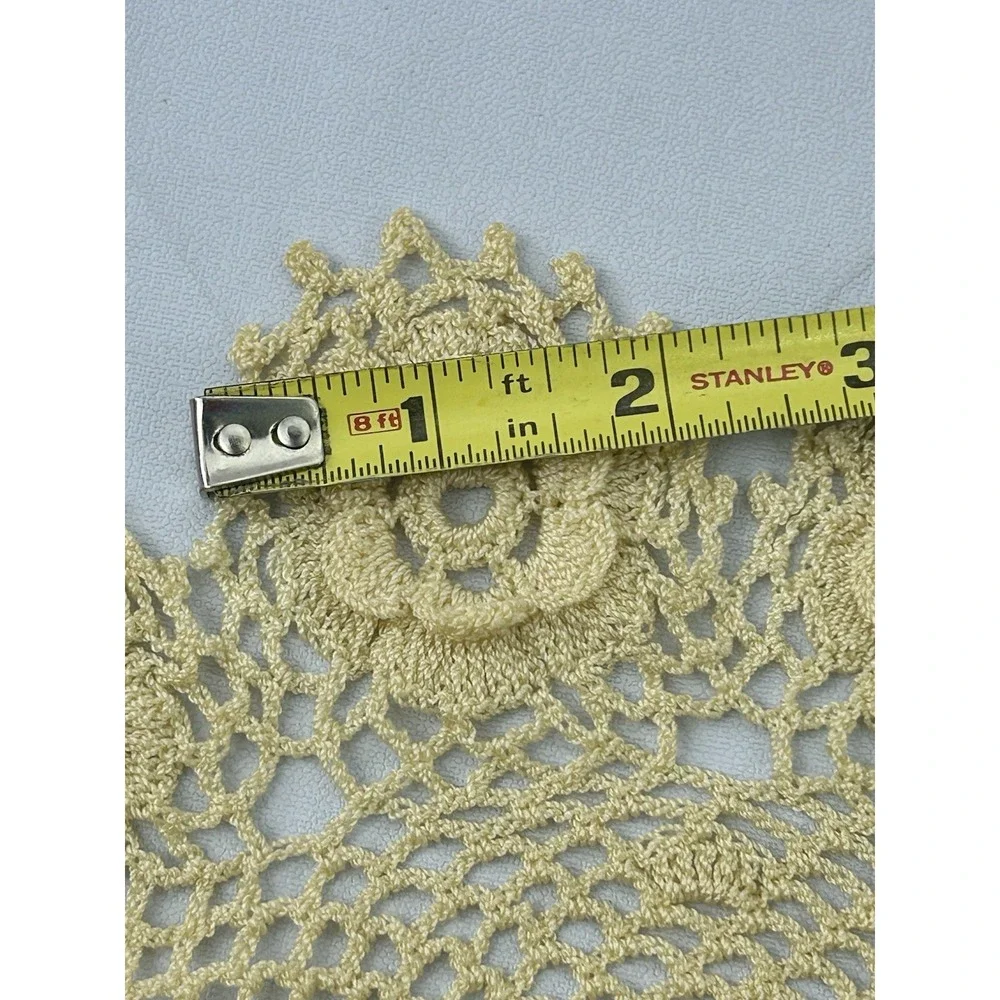 Vintage Handmade Crochet Doily 16